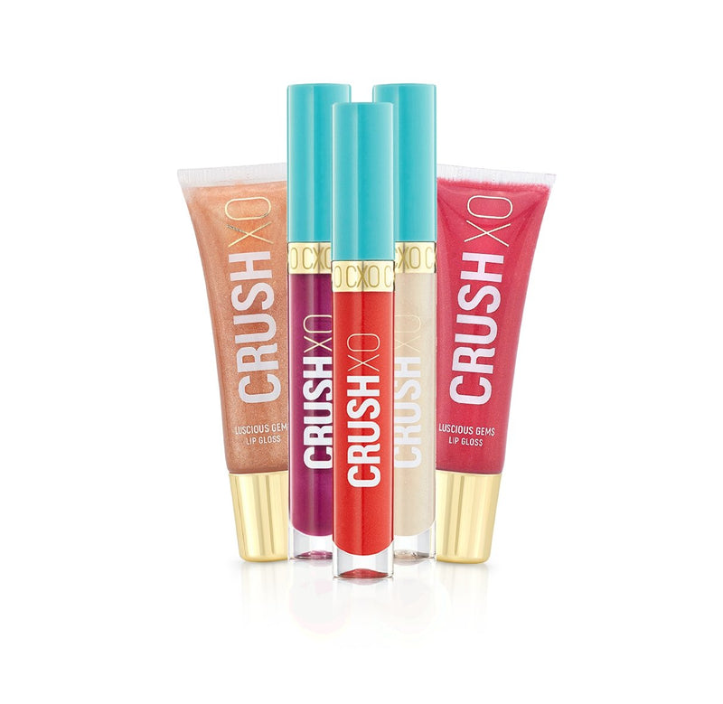 BUNDLE - 2 LIP GLOSSES + 2 LIQUID LIP + 1 TOPPER - CRUSHXO